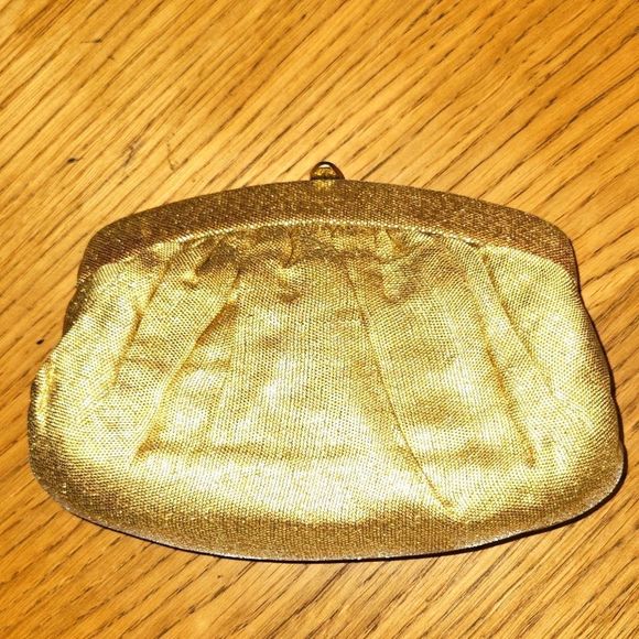 MM Handbags - Vintage gold Clutch by MM